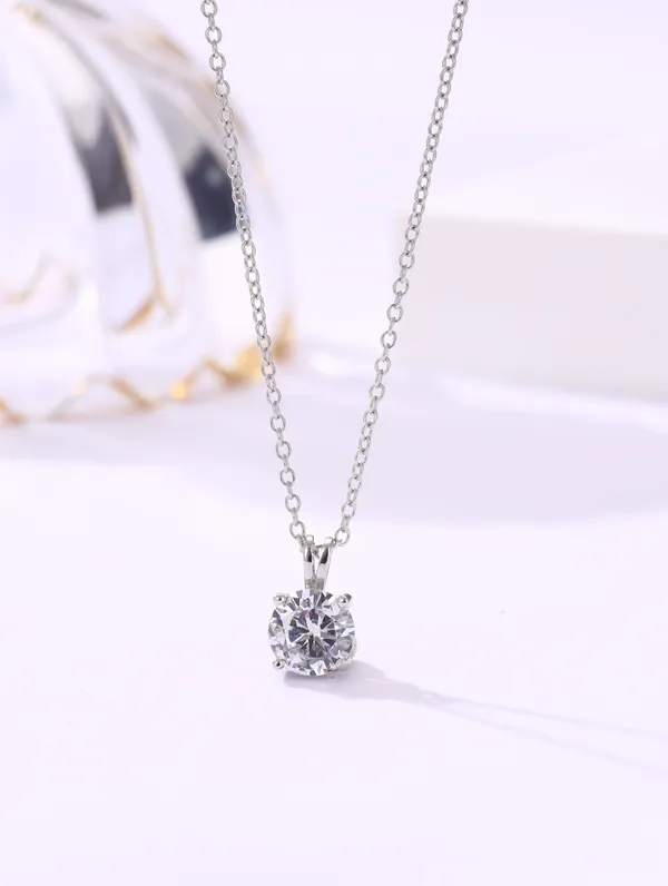925_Silver_Sterling_Classic_Solitaire_For_Women
