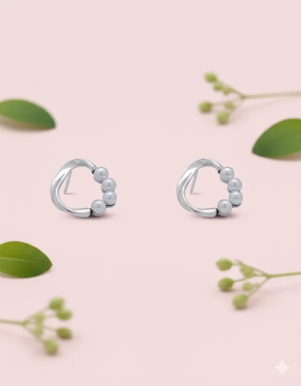 925_Silver_Modern_Loop_Luxe_Earrings_For_Women