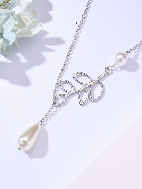 925_Silver_Pearl_Whisper_Pendant_Chain_For_Women