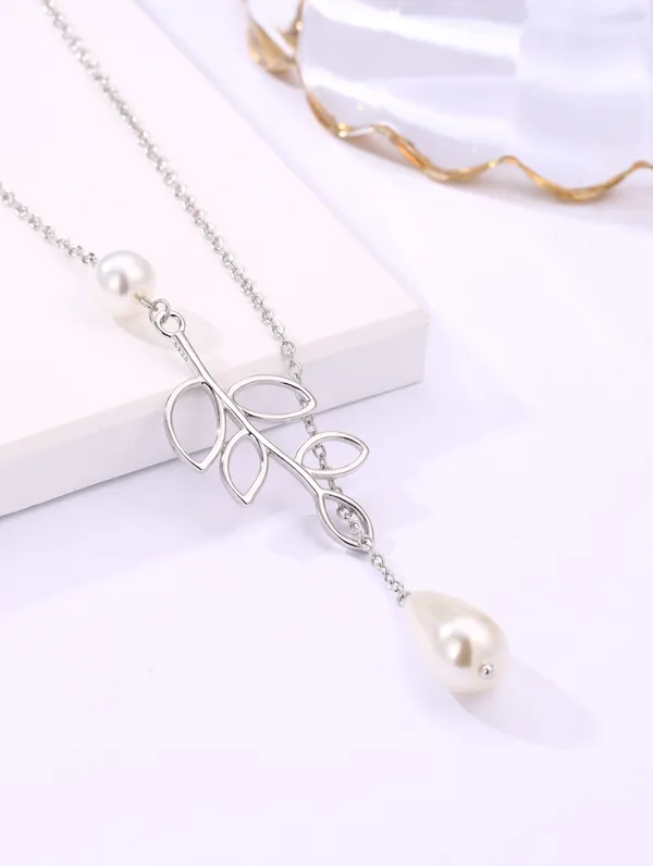 925_Silver_Pearl_Whisper_Pendant_Chain_For_Women