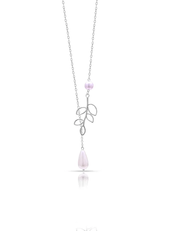 925_Silver_Pearl_Whisper_Pendant_Chain_For_Women
