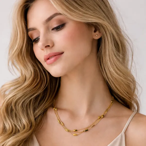 Ridhvee_Anti-Tarnish_Gold_Plated_Multi-Layer_Chain_Necklace_For_Women_&_Girls_|_Elegant_Layered_Bead_Chain_Necklace_|_Skin_Friendly_Lightweight_Fashion_Jewellery_|_Rv-At-Cpd-019