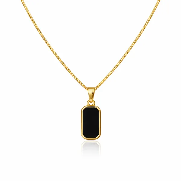 Ridhvee_Anti-Tarnish_Gold_Plated_Pendant_Necklace_For_Women_&_Girls_|_Minimalist_Geometric_Black_Pendant_Chain_|_Skin_Friendly_Lightweight_Fashion_Jewellery_|_Rv-At-Cpd-001