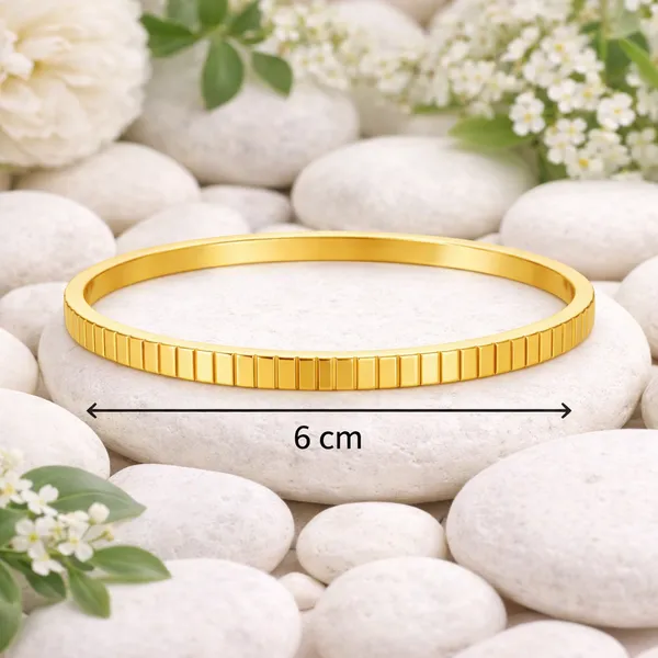 Ridhvee_Anti-Tarnish_Gold_Plated_Minimalist_Kada_Bangle_For_Women_&_Girls_|_Elegant_Textured_Bracelet_|_Skin_Friendly_Lightweight_Fashion_Jewellery_|_Rv-At-Kab-020