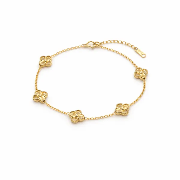 Ridhvee_Anti-Tarnish_Gold_Plated_Floral_Charm_Bracelet_For_Women_&_Girls_|_Elegant_Flower_Design_Adjustable_Chain_Bracelet_|_Skin_Friendly_Lightweight_Fashion_Jewellery_|_Rv-At-Brc-014