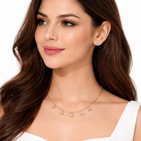 Ridhvee_Gold_Plated_Anti-Tarnish_Necklace_Set_For_Women_|_Adjustable_Lobster_Clasp_Neck_Chain_|_Skin_Friendly_Elegant_Jewellery_Set_|_Stylish_Necklace_For_Girls_&_Women
