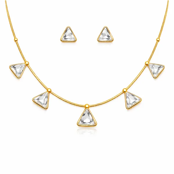 Ridhvee_Gold_Plated_Anti-Tarnish_Necklace_Set_For_Women_|_Adjustable_Lobster_Clasp_Neck_Chain_|_Skin_Friendly_Elegant_Jewellery_Set_|_Stylish_Necklace_For_Girls_&_Women