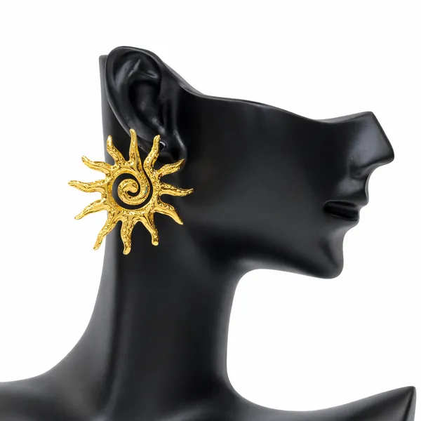 Ridhvee_Anti-Tarnish_Sun_Shaped_Gold_Plated_Stud_Earrings_For_Women_&_Girls_|_Skin_Friendly_|_Butterfly_Clasp_|_Minimalist_Statement_Earrings_|_Fashion_Jewellery_Gift_|_Rv-At-Erg-005