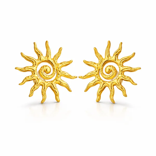 Ridhvee_Anti-Tarnish_Sun_Shaped_Gold_Plated_Stud_Earrings_For_Women_&_Girls_|_Skin_Friendly_|_Butterfly_Clasp_|_Minimalist_Statement_Earrings_|_Fashion_Jewellery_Gift_|_Rv-At-Erg-005