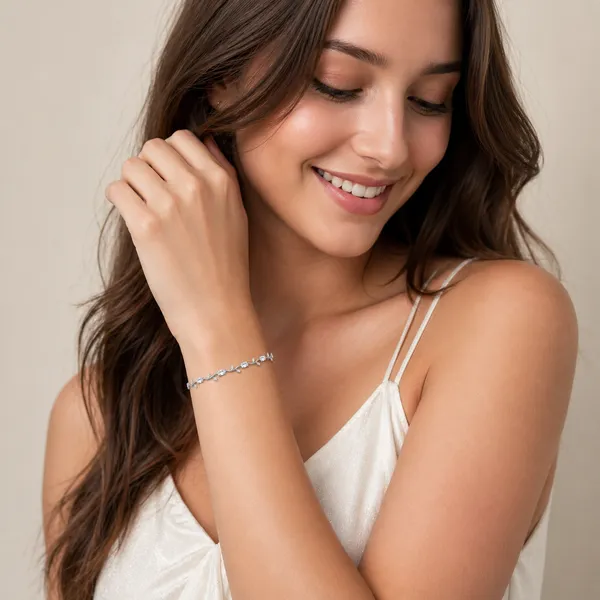 RIDHVEE_Gold_Plated_Anti_Tarnish_Bracelet_for_Women_&_Girls_|_Elegant_Crystal_Vine_Design_with_American_Diamond_Stones_|_Premium_Skin_Friendly_Adjustable_Chain_Bracelet_|_Daily_Wear_Party_Jewellery_RV-AT-BRC-018