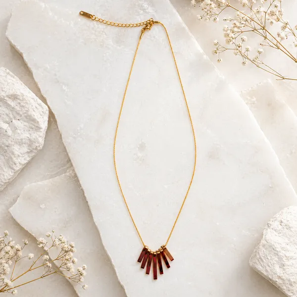 RIDHVEE_Fringe_Statement_Pendant_Necklace_for_Women_|_Anti-Tarnish_Gold_Plated_Chain_with_Geometric_Bar_Drop_Design_|_Stylish_Party_Wear_&_Daily_Wear_Jewellery_(RV-AT-CPD-033)