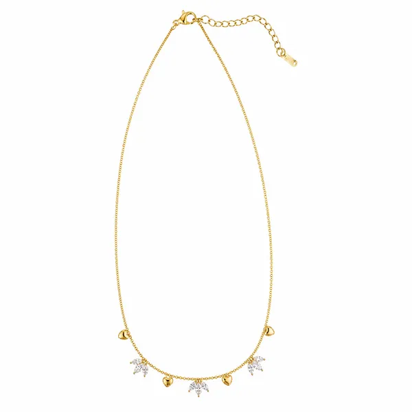 RIDHVEE_Premium_316L_Stainless_Steel_18K_Gold_Plated_Chain_Pendant_Necklace_for_Women_|_Anti-Tarnish_Dainty_Charm_Necklace_with_CZ_Stones_|_Minimalist_Daily_Wear_Luxury_Jewellery_Gift_RV-AT-CPD-036
