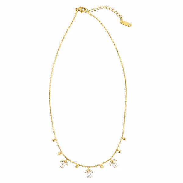 RIDHVEE_Premium_316L_Stainless_Steel_18K_Gold_Plated_Dainty_Chain_Pendant_Necklace_for_Women_|_Anti-Tarnish_Minimalist_CZ_Charm_Necklace_|_Waterproof_Daily_Wear_Luxury_Jewellery_Gift_RV-AT-CPD-037
