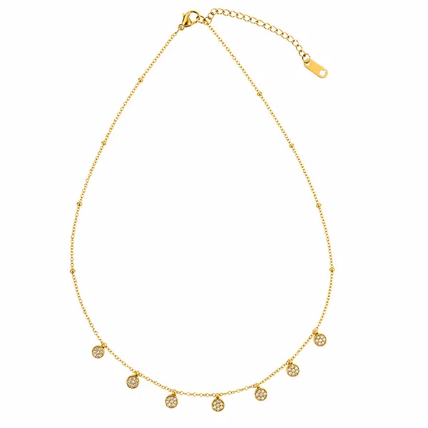 RIDHVEE_Premium_316L_Stainless_Steel_18K_Gold_Plated_Dainty_Chain_Pendant_Necklace_for_Women_|_Anti-Tarnish_Skin_Friendly_CZ_Drop_Charm_Necklace_|_Waterproof_Minimalist_Daily_Wear_Luxury_Jewellery_Gift_RV-AT-CPD-039
