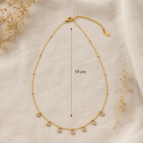 RIDHVEE_Premium_316L_Stainless_Steel_18K_Gold_Plated_Dainty_Chain_Pendant_Necklace_for_Women_|_Anti-Tarnish_Skin_Friendly_CZ_Drop_Charm_Necklace_|_Waterproof_Minimalist_Daily_Wear_Luxury_Jewellery_Gift_RV-AT-CPD-039