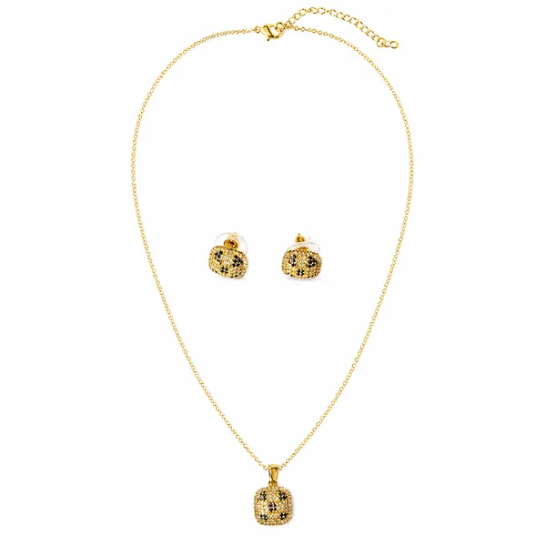 RIDHVEE_Premium_316L_Stainless_Steel_18K_Gold_Plated_Pendant_Necklace_Set_for_Women_|_Anti-Tarnish_Skin_Friendly_CZ_Stud_Earrings_&_Pendant_Chain_|_Waterproof_Daily_Wear_Luxury_Jewellery_Gift_Set_RV-AT-CPD-041