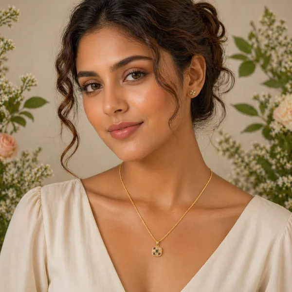 RIDHVEE_Premium_316L_Stainless_Steel_18K_Gold_Plated_Pendant_Necklace_Set_for_Women_|_Anti-Tarnish_Skin_Friendly_CZ_Stud_Earrings_&_Pendant_Chain_|_Waterproof_Daily_Wear_Luxury_Jewellery_Gift_Set_RV-AT-CPD-041