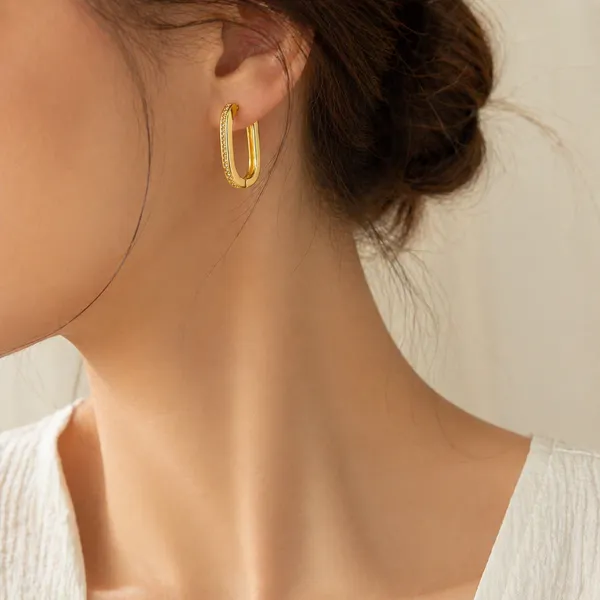 RIDHVEE_Gold_Plated_Oval_Hoop_Earrings_for_Women_|_Anti-Tarnish_Sleek_Huggie_Hoops_with_Micro_CZ_Detailing_|_Stylish_Minimal_Daily_Wear_Earrings_for_Girls_(RV-AT-ERG-024)