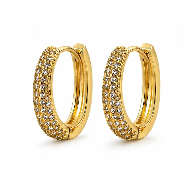 RIDHVEE_Gold_Plated_CZ_Hoop_Earrings_for_Women_|_Anti-Tarnish_Crystal_Studded_Huggie_Hoops_|_Stylish_Daily_Wear_Party_Earrings_for_Girls_(1.5_cm)_|_RV-AT-ERG-025
