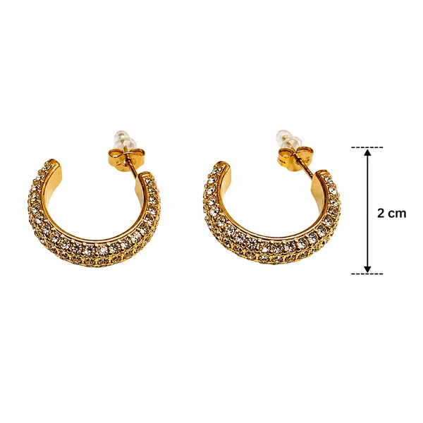 RIDHVEE_Gold_Plated_CZ_Half_Hoop_Earrings_for_Women_|_Anti-Tarnish_Crystal_Studded_Open_Hoops_|_Elegant_Minimal_Daily_Wear_Earrings_for_Girls_|_RV-AT-ERG-028