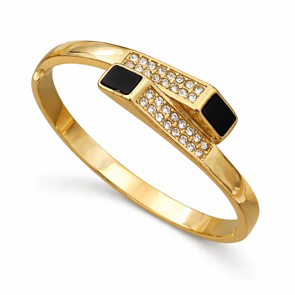 RIDHVEE_Gold_Plated_CZ_&_Black_Stone_Designer_Kada_Bangle_for_Women_|_Anti-Tarnish_Stylish_Bracelet_|_Premium_Crystal_Studded_Fashion_Kada_for_Daily_Wear_&_Party_(RV-AT-KAB-027)