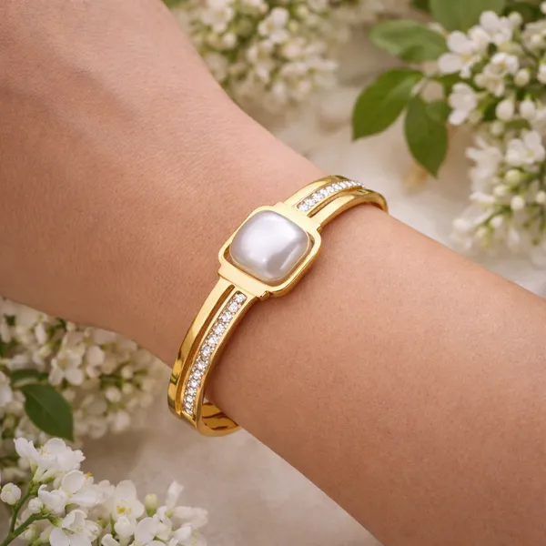 RIDHVEE_Gold_Plated_Pearl_&_CZ_Studded_Kada_Bangle_for_Women_|_Anti-Tarnish_Elegant_Bracelet_|_Designer_Stone_Kada_for_Daily_Wear_&_Party_(RV-AT-KAB-029)