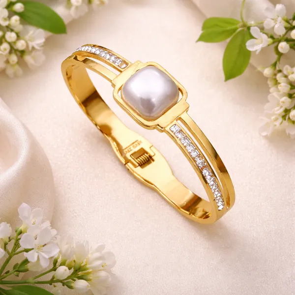 RIDHVEE_Gold_Plated_Pearl_&_CZ_Studded_Kada_Bangle_for_Women_|_Anti-Tarnish_Elegant_Bracelet_|_Designer_Stone_Kada_for_Daily_Wear_&_Party_(RV-AT-KAB-029)