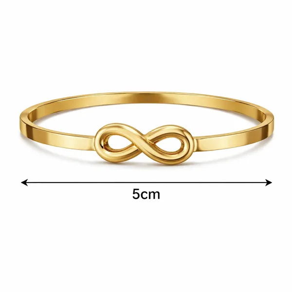 RIDHVEE_Gold_Plated_Infinity_Kada_Bangle_for_Women_(Small_Size_5_cm)_|_Anti-Tarnish_Stylish_Bracelet_|_Minimal_Designer_Daily_Wear_Jewellery_for_Girls_(RV-AT-KAB-030_S)