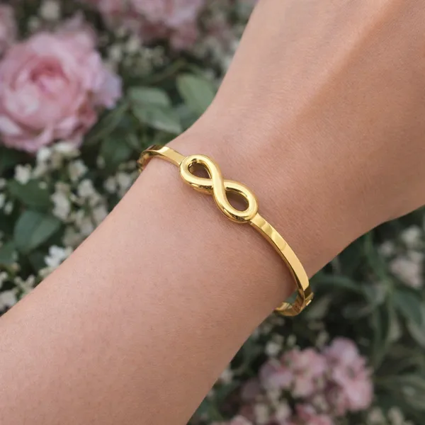 RIDHVEE_Gold_Plated_Infinity_Kada_Bangle_for_Women_(Small_Size_5_cm)_|_Anti-Tarnish_Stylish_Bracelet_|_Minimal_Designer_Daily_Wear_Jewellery_for_Girls_(RV-AT-KAB-030_S)