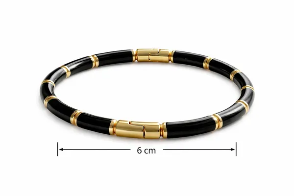 RIDHVEE_Black_&_Gold_Plated_Kada_Bracelet_for_Women_|_Anti-Tarnish_Designer_Bangle_with_Magnetic_Clasp_|_Stylish_Daily_Wear_Fashion_Jewellery_for_Girls_(RV-AT-KAB-031)