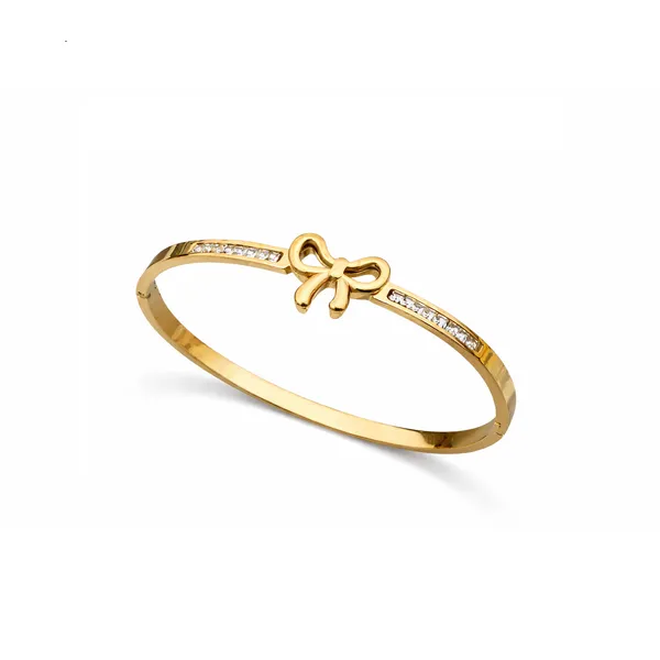 RIDHVEE_Gold_Plated_Bow_Kada_Bracelet_for_Women_(Small_Size_6_cm)_|_Anti-Tarnish_Crystal_Studded_Designer_Bangle_|_Stylish_Daily_Wear_Jewellery_for_Girls_(RV-AT-KAB-032_S)
