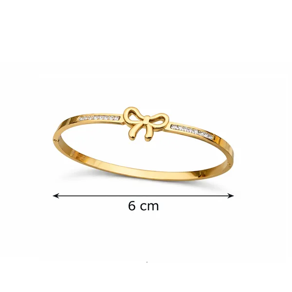 RIDHVEE_Gold_Plated_Bow_Kada_Bracelet_for_Women_(Small_Size_6_cm)_|_Anti-Tarnish_Crystal_Studded_Designer_Bangle_|_Stylish_Daily_Wear_Jewellery_for_Girls_(RV-AT-KAB-032_S)