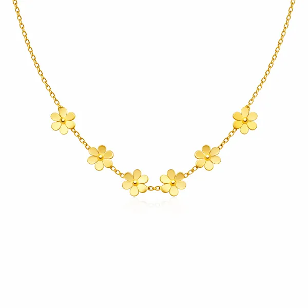Ridhvee_Anti-Tarnish_Gold_Plated_Floral_Charm_Necklace_For_Women_&_Girls_|_Elegant_Daisy_Flower_Chain_Necklace_|_Skin_Friendly_Lightweight_Fashion_Jewellery_|_Rv-At-Cpd-011