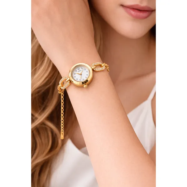Ridhvee_Anti-Tarnish_Women'S_Gold_Bracelet_Watch_With_Cz_Accents_??Elegant_Everyday_Luxury._-_Rv-At-Brc-006