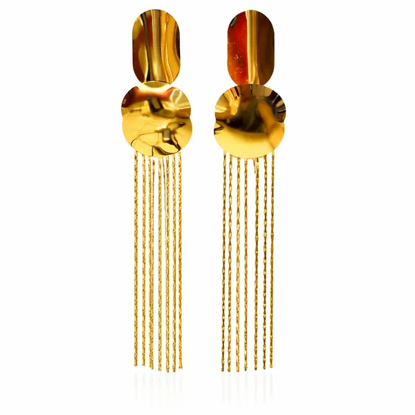 Ridhvee_Anti-Tarnish_Gold_Plated_Long_Tassel_Drop_Earrings_For_Women_&_Girls_|_Elegant_Chain_Fringe_Dangle_Earrings_|_Butterfly_Clasp_|_Skin_Friendly_Lightweight_Fashion_Jewellery_|_Rv-At-Erg-019