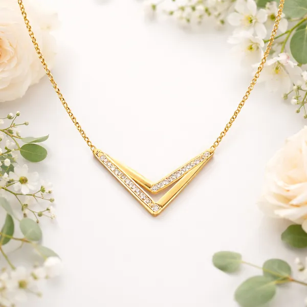 Ridhvee_Anti-Tarnish_Gold_Plated_V-Shaped_Crystal_Pendant_Necklace_For_Women_&_Girls_|_Elegant_Geometric_Pendant_Chain_|_Skin_Friendly_Lightweight_Fashion_Jewellery_|_Rv-At-Cpd-005