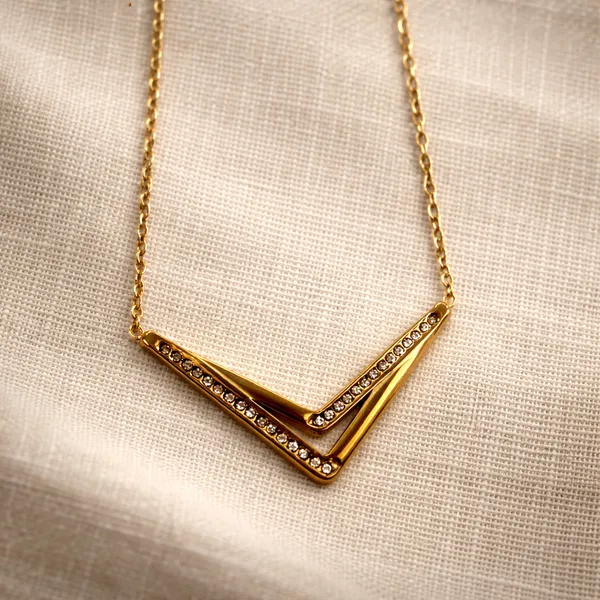 Ridhvee_Anti-Tarnish_Gold_Plated_V-Shaped_Crystal_Pendant_Necklace_For_Women_&_Girls_|_Elegant_Geometric_Pendant_Chain_|_Skin_Friendly_Lightweight_Fashion_Jewellery_|_Rv-At-Cpd-005