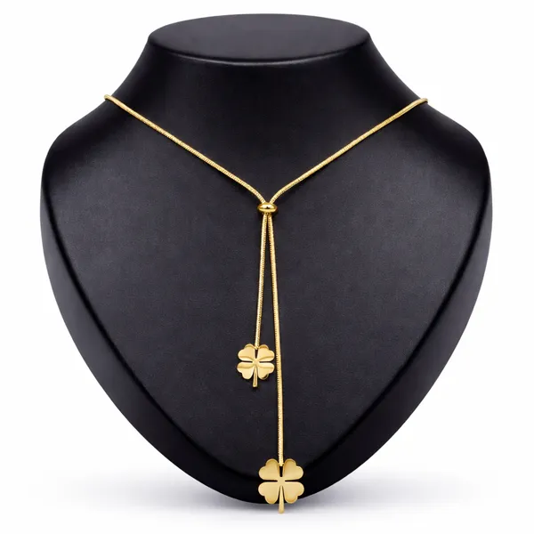 Ridhvee_Anti-Tarnish_Gold_Plated_Clover_Drop_Pendant_Necklace_For_Women_&_Girls_|_Elegant_Long_Drop_Charm_Necklace_|_Skin_Friendly_Lightweight_Fashion_Jewellery_|_Rv-At-Cpd-018