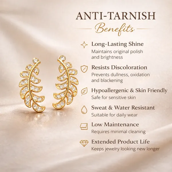 Ridhvee_Anti-Tarnish_Gold_Plated_Leaf_Crystal_Stud_Earrings_For_Women_&_Girls_|_Elegant_Leaf_Design_|_Butterfly_Clasp_|_Skin_Friendly_Lightweight_Fashion_Jewellery_|_Rv-At-Erg-010