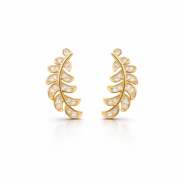 Ridhvee_Anti-Tarnish_Gold_Plated_Leaf_Crystal_Stud_Earrings_For_Women_&_Girls_|_Elegant_Leaf_Design_|_Butterfly_Clasp_|_Skin_Friendly_Lightweight_Fashion_Jewellery_|_Rv-At-Erg-010