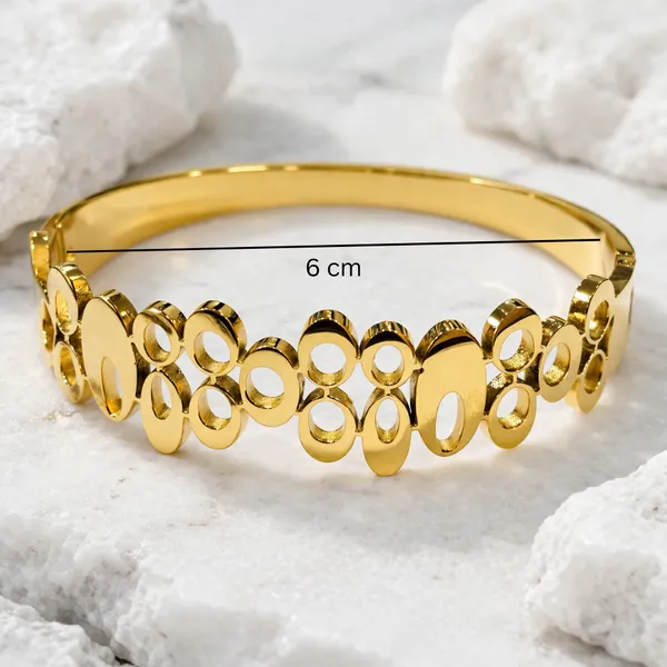 Ridhvee_Anti-Tarnish_Gold_Plated_Designer_Kada_Bangle_For_Women_&_Girls_|_Elegant_Geometric_Circle_Pattern_Bracelet_|_Skin_Friendly_Lightweight_Fashion_Jewellery_|_Rv-At-Kab-016