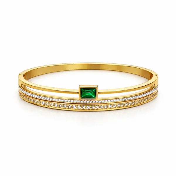 Ridhvee_Anti-Tarnish_Gold_Plated_Green_Stone_Crystal_Kada_Bangle_For_Women_&_Girls_|_Elegant_Emerald_Style_Bracelet_|_Skin_Friendly_Lightweight_Fashion_Jewellery_|_Rv-At-Kab-007