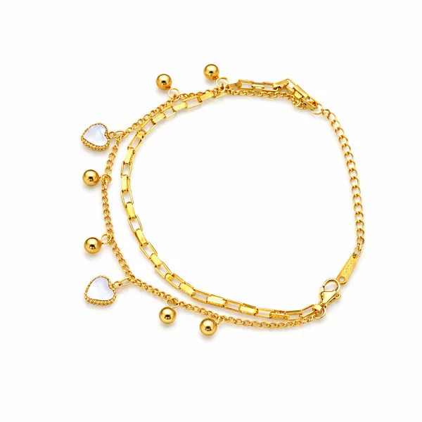 Ridhvee_18K_Gold_Plated_Contemporary_Anti_Tarnish_Heart_Theme_Bracelet_For_Girls_And_Women_-_Rv-At-Brc-004