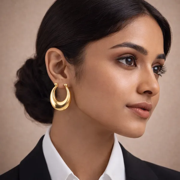 Ridhvee_Gold_Plated_Anti-Tarnish_Hoop_Earrings_For_Women_|_Stylish_Oval_Hoops_With_Butterfly_Clasp_|_Skin_Friendly_Lightweight_Earrings_For_Girls_&_Women_|_Rv-At-Erg-003