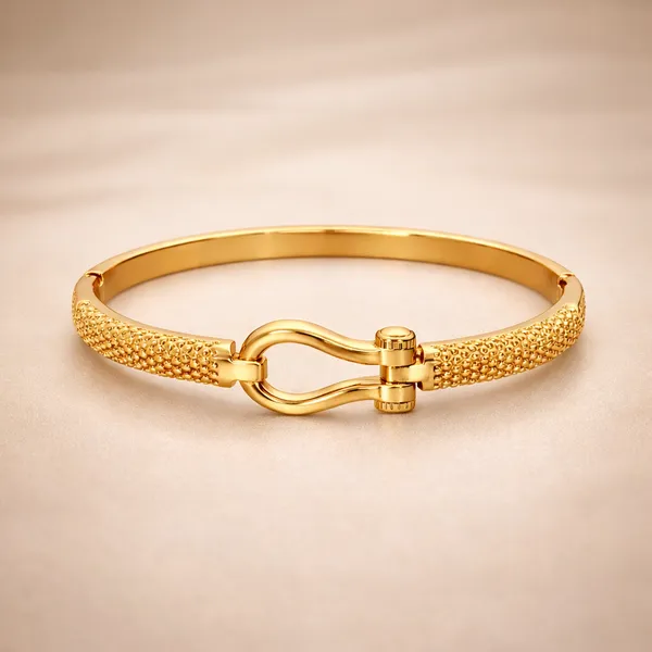 Ridhvee_Anti-Tarnish_Gold_Plated_Hook_Lock_Kada_Bangle_For_Women_&_Girls_|_Elegant_Textured_Bracelet_Bangle_|_Skin_Friendly_Lightweight_Fashion_Jewellery_|_Rv-At-Kab-005