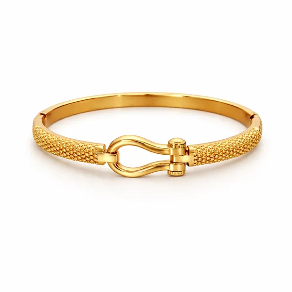 Ridhvee_Anti-Tarnish_Gold_Plated_Hook_Lock_Kada_Bangle_For_Women_&_Girls_|_Elegant_Textured_Bracelet_Bangle_|_Skin_Friendly_Lightweight_Fashion_Jewellery_|_Rv-At-Kab-005