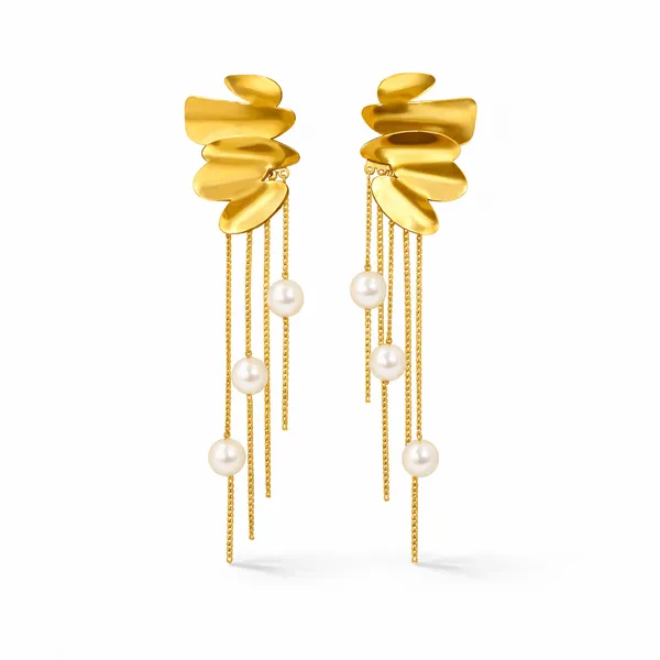 Ridhvee_Anti-Tarnish_Gold_Plated_Long_Pearl_Chain_Drop_Earrings_For_Women_&_Girls_|_Stylish_Leaf_Design_With_Pearl_Tassels_|_Butterfly_Clasp_|_Skin_Friendly_Statement_Earrings_|_Rv-At-Erg-008