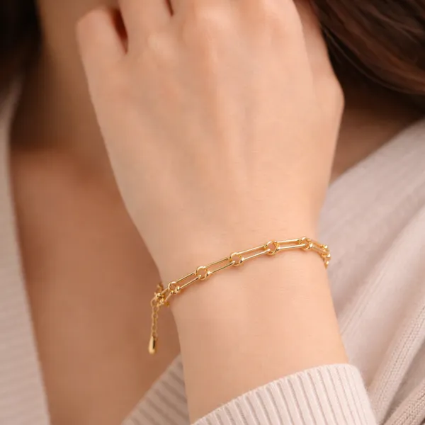 Ridhvee_Elegant_18K_Gold_Plated_Bamboo_Node_U-Shaped_Chain,_Adjustable_Bracelet_-_Rv-At-Brc-003
