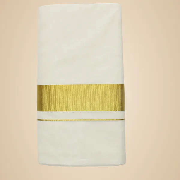 Cream_Gold_Cotton_Men'S_Double_Balaramapuram-Kodi-Double_Mundu-Jari-Dhothi-4_Mtr