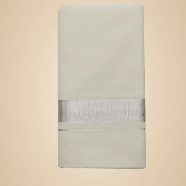 Cream_Silver_Cotton_Men'S_Double_Balaramapuram-Kodi-Double_Mundu-Jari-Dhothi-4_Mtr